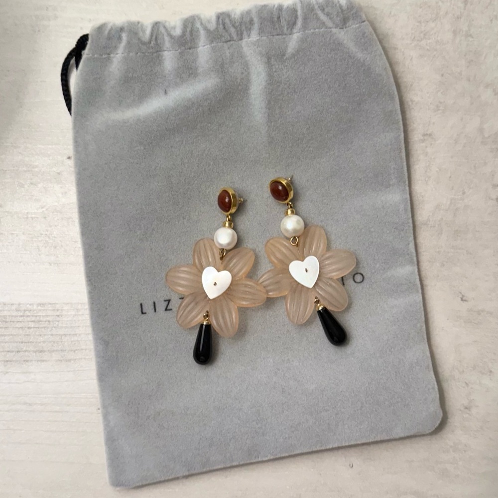 Lizzie Fortunato Sal Flower Earrings